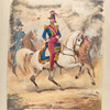 Egercito Español. General con su estado mayor. 1845