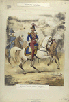 Egercito Español. General con su estado mayor. 1845