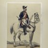 Gendarmerie à cheval  (grande tenue). 1860