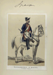 Gendarmerie à cheval  (grande tenue). 1860