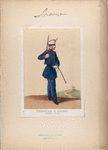 Douanier à cheval (grande tenue). 1860