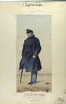 Soldado con abrigo. 1862