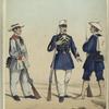 Filipinas: Trage (de diario), Sargento 2-o (de gala), Trage (de campaña). 1862