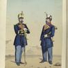 Infanteria de linea. Tambor Mayor, Musico. 1862.