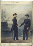 Marine Infanterie : Leutnant, Kapitän. 1862