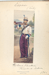 Kolonial Kavallerie: Trompetta de [Hulanen?]. 1862