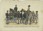 German and Hungarian soldiers and officers
