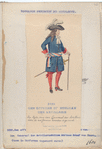 Vereenigde Provincien der Nederlanden. Een Officier of Edelman der Artillerie ten tijde van den Generaal der Artillerie toen de uniformen werden ingevoerd. 1680
