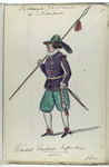 Vereenigde Provincien der Nederlanden. Vendel  Infanterie. 1600