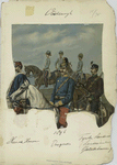 Honved Hussar, Dragoner, Tyrole Landwe[...] (Landenhute[...] Glelschehussar [?], 1896