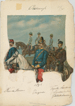 Honved Hussar, Dragoner, Tyrole Landwe[...] (Landenhute[...] Glelschehussar [?], 1896