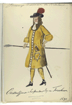 Vereenigde Provincien de Nederlanden. Onderofficier Infanterie Reg. Van Friesheim. 1691
