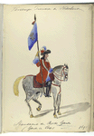 Vereenigde Provincien de Nederlanden. Staandard van Paarde Gards (Garde de Corps). 1691