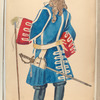 Vereenigde Provincien de Nederlanden. Officier der Blaauwe Garde te Paard. QYIU. [1713]