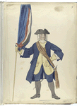 Vereenigde Provincien der Nederlanden. Vaandeldrager. ca.1715