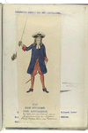 Vereenigde Provincien der Nederlanden. Een Officier der Artillerie ten tijde van den Colonel, daarna Brigadier en Chef der Artillerie Philip Willem baron van Verschuer.  1717