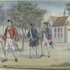 Officier in Galla Uniform; Füseliere in Dienst Uniform. 1718-1740
