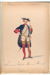 Vereenigde Provincien der Nederlanden.  [Luitenant? Infanterie Regiment ]. 1725