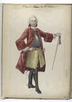 Vereenigde Provincien der Nederlanden. [Officier]  1749
