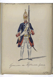 Vereenigde Provincien der Nederlanden. Grenadier der Hollandsche Guardes. 1750