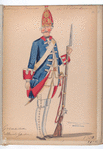 Vereenigde Provincien der Nederlanden. Grenadier der Hollandsche Guardes. 1750