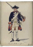 Vereenigde Provincien der Nederlanden. Fuselier der Hollandsche  Guardes. 1750