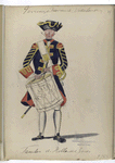 Vereenigde Provincien der Nederlanden. Tambor der Hollandsche Guardes. 1750