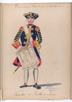 Vereenigde Provincien der Nederlanden. Tambor der Hollandsche Guardes. 1750