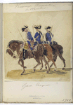 Vereenigde Provincien der Nederlanden. Guardes Dragonders. 1752