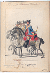 Vereenigde Provincien der Nederlanden. Guardes Dragonders. 1752