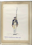 Vereenigde Provincien der Nederlanden. Infanterie Reg. no. 3 Evertsen 1752. R.N.3