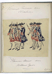 Vereenigde Provincien der Nederlanden. [Hamern Muziek?] der Hollandsch Guardes. 1752
