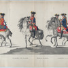 Guardes Dragonders by den ingang van de Delftse Weg. 1752