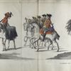 Guardes te Paard [Trommelslager en Trompetters]. 1752