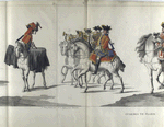 Guardes te Paard [Trommelslager en Trompetters]. 1752