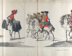 Guardes te Paard [Trommelslager en Trompetters]. 1752
