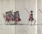 Zwitserse Guardes. 1752