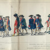 Officiers militair te Land en ter Zee, alle in de Uniforme van hunne Regimenten. 1752