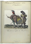 Le tamborin devant le porteur de lenseigne [Vereenigde Provincien der Nederlanden : tamboer en pijper v Rugelweger [?], 1580]