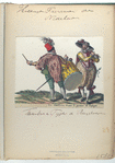 Le tamborin devant le porteur de lenseigne [Vereenigde Provincien der Nederlanden : tamboer en pijper v Rugelweger [?], 1580]