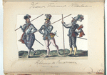 Le piqueniers [Vereenigde Provincien der Nederlanden: pikeurs [?] de Burgehregen [?], 1580]