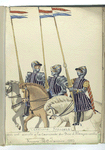 Cavaliers francais qui ont assiste à la camisade du Duc d'Alenon contre Anvers le 17 janvier 1583