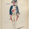 Infanterie Regiment d'Envie. R. no. 4.  1753