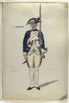 Infanterie Regiment d'Envie. R. no. 4.  1753