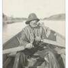 A Cape Ann fisherman in a Dory.