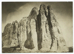 El Morro Rock with Onate's Inscription, 1606.