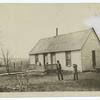 An Indian Farm House on the Crow Reservation, Montana.