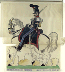 Luxemburg, Artillerie zu Pferd, Echternach 1842-47.