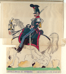Luxemburg, Artillerie zu Pferd, Echternach 1842-47.