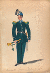 Luxemburg, trompetter jager Randsantuyert [?], 1847